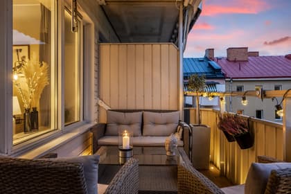 Balkong eller utsiktsbild