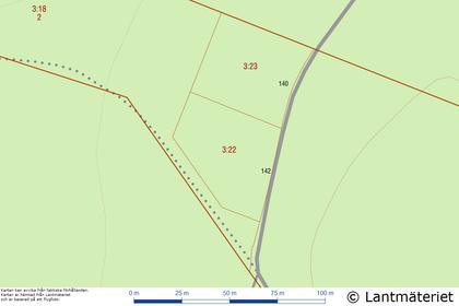 Illustrerad karta över fastigheten eller området