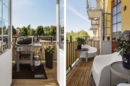 Balkong eller utsiktsbild