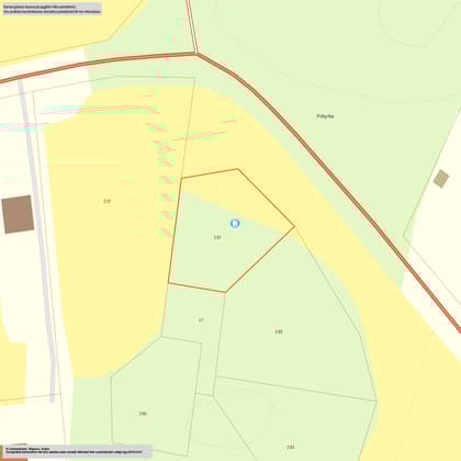 Illustrerad karta över fastigheten eller området