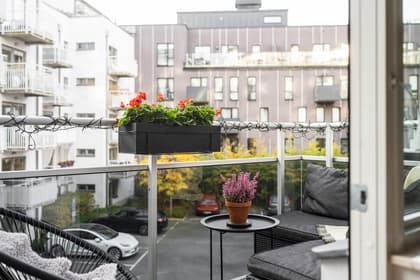 Balkong eller utsiktsbild