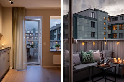 Balkong eller utsiktsbild