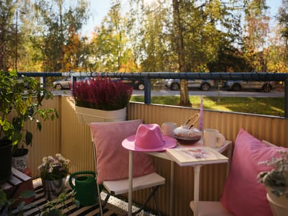 Balkong eller utsiktsbild