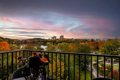Balkong eller utsiktsbild