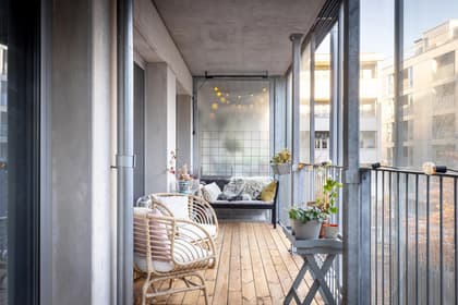 Balkong eller utsiktsbild