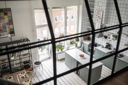 Balkong eller utsiktsbild