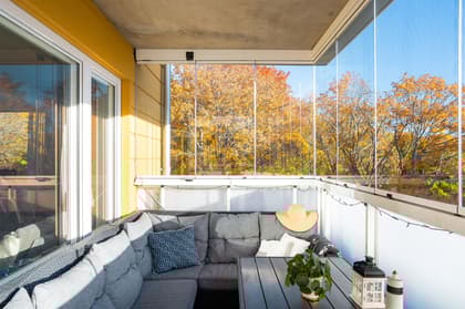 Balkong eller utsiktsbild