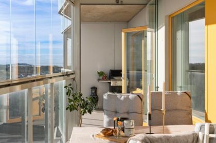 Balkong eller utsiktsbild