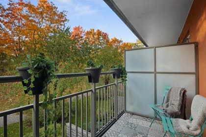 Balkong eller utsiktsbild