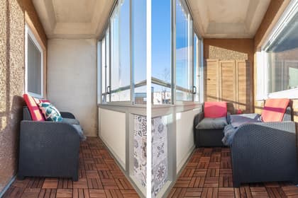 Balkong eller utsiktsbild