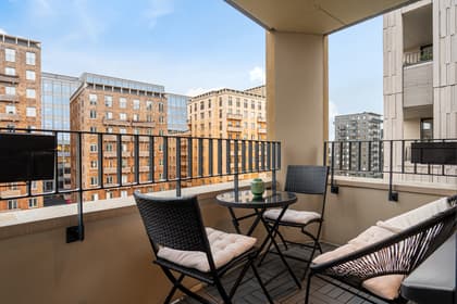 Balkong eller utsiktsbild