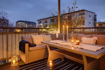 Balkong eller utsiktsbild