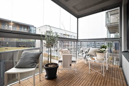 Balkong eller utsiktsbild