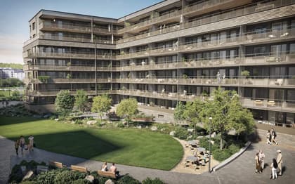 Brf Humlen, Närområdet till Kongahälla