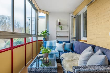 Balkong eller utsiktsbild