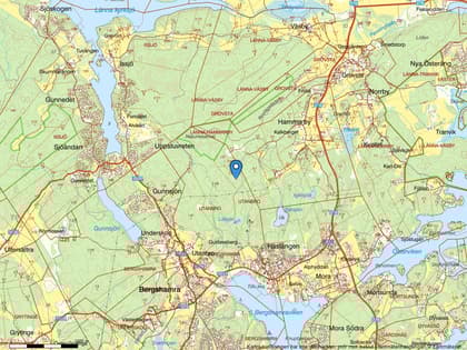 Illustrerad karta över fastigheten eller området