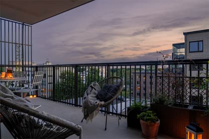 Balkong eller utsiktsbild