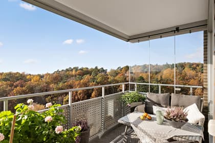 Balkong eller utsiktsbild