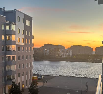 Balkong eller utsiktsbild