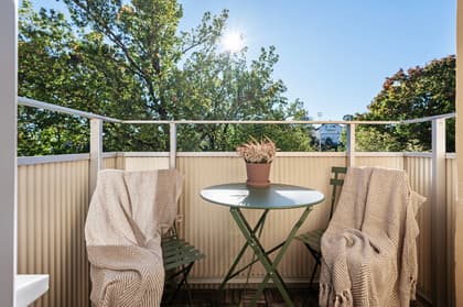 Balkong eller utsiktsbild