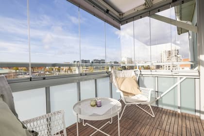 Balkong eller utsiktsbild