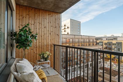 Balkong eller utsiktsbild