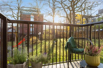 Balkong eller utsiktsbild