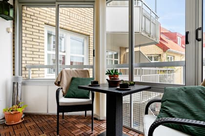 Balkong eller utsiktsbild