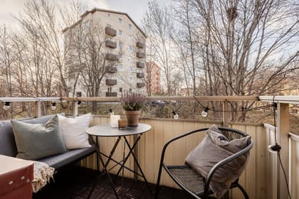 Balkong eller utsiktsbild