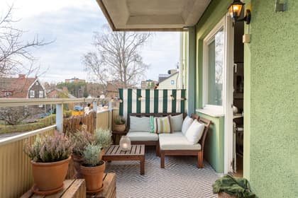 Balkong eller utsiktsbild