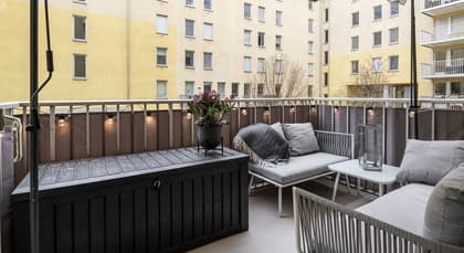 Balkong eller utsiktsbild