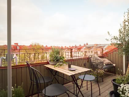 Balkong eller utsiktsbild