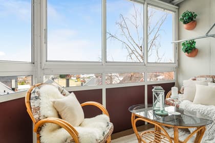 Balkong eller utsiktsbild