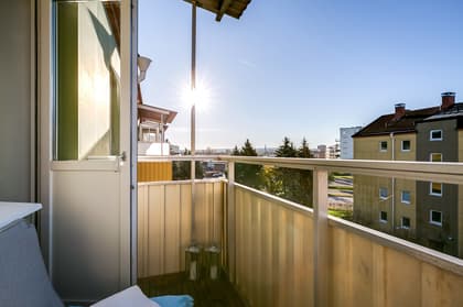 Balkong eller utsiktsbild