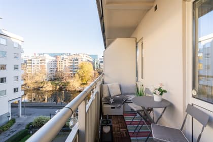 Balkong eller utsiktsbild