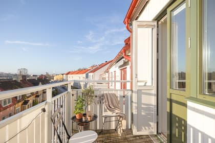 Balkong eller utsiktsbild