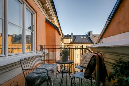 Balkong eller utsiktsbild