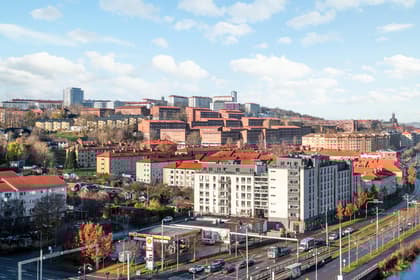 Balkong eller utsiktsbild