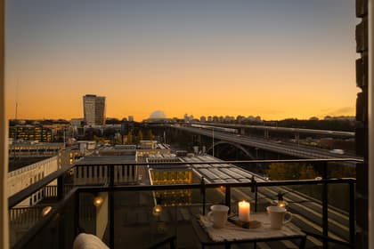 Balkong eller utsiktsbild