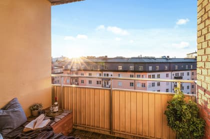 Balkong eller utsiktsbild