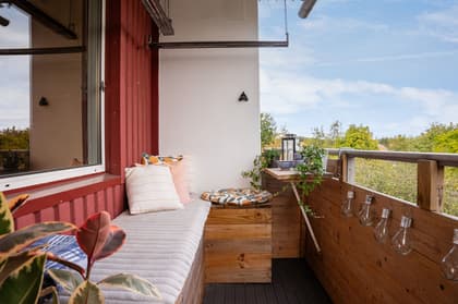 Balkong eller utsiktsbild