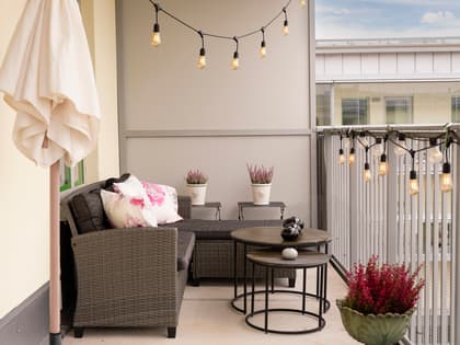 Balkong eller utsiktsbild