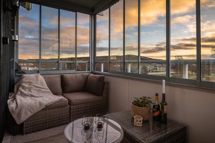 Balkong eller utsiktsbild