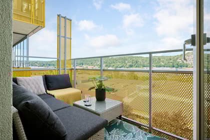 Balkong eller utsiktsbild