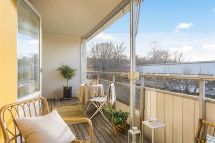 Balkong eller utsiktsbild