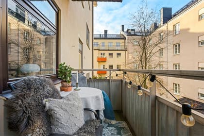 Balkong eller utsiktsbild