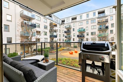 Balkong eller utsiktsbild