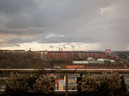 Balkong eller utsiktsbild