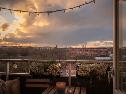 Balkong eller utsiktsbild