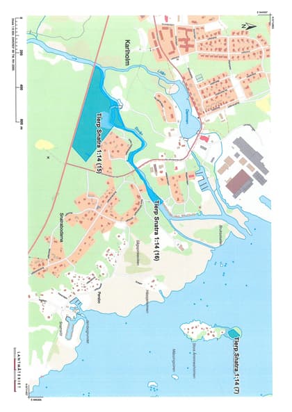 Illustrerad karta över fastigheten eller området